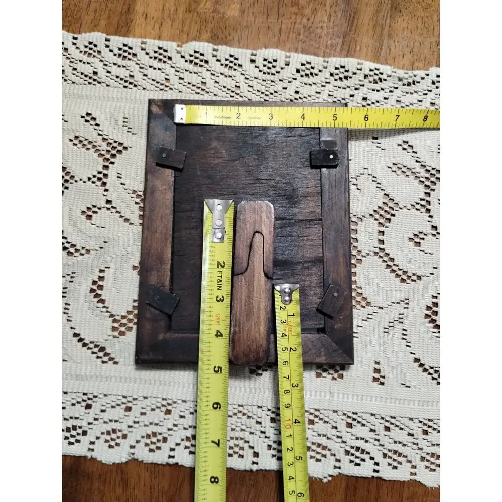 La Palma Folk Art Wood Picture Frame 4x6 Painted El Salvador